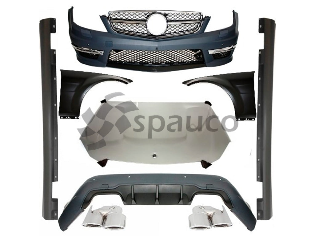 Kit Amg Mercedes C C204 Paragolpes