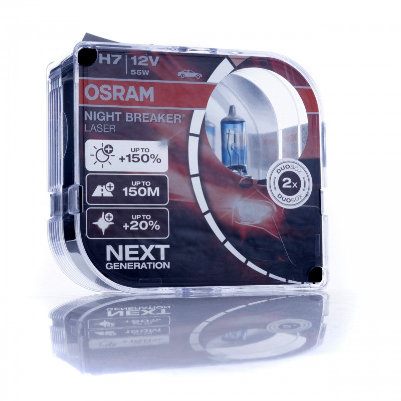 Bombillas H7 potente Night Breaker 200 de Osram